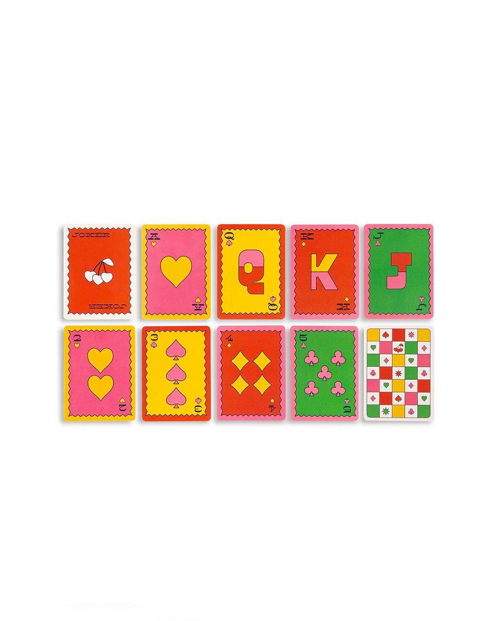 Game On! Waterproof Playing Cards - Colorful Checker - Image 4