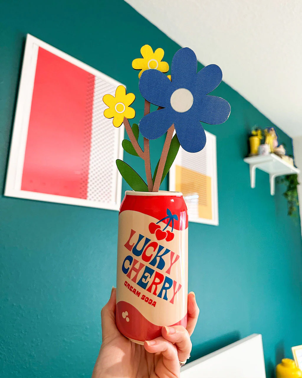 Lucky Cherry Cream Soda Vase - Image 3