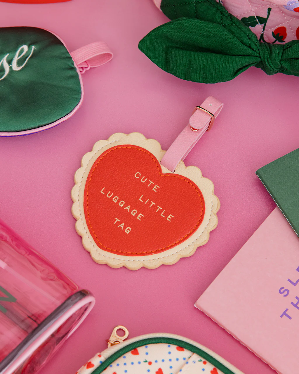 Luggage Tag Set - Heart and Cherry - Image 3