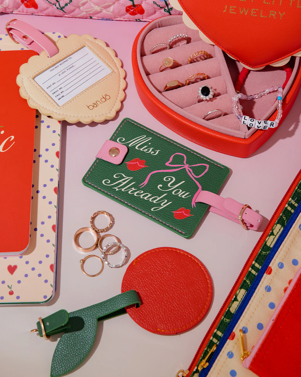 Luggage Tag Set - Heart and Cherry - Image 4